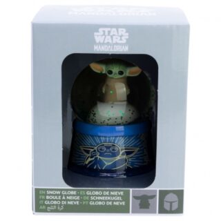 Bola de nieve Grogu en caja de regalo