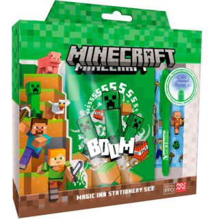 Diario Minecraft con bolígrafo mágico