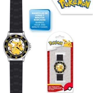 Reloj analógico aprendre la hora Pokemon