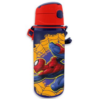 Cantimplora aluminio con asa Spiderman 600ml