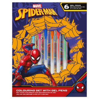 Cuaderno actividades Spiderman con bolis gel