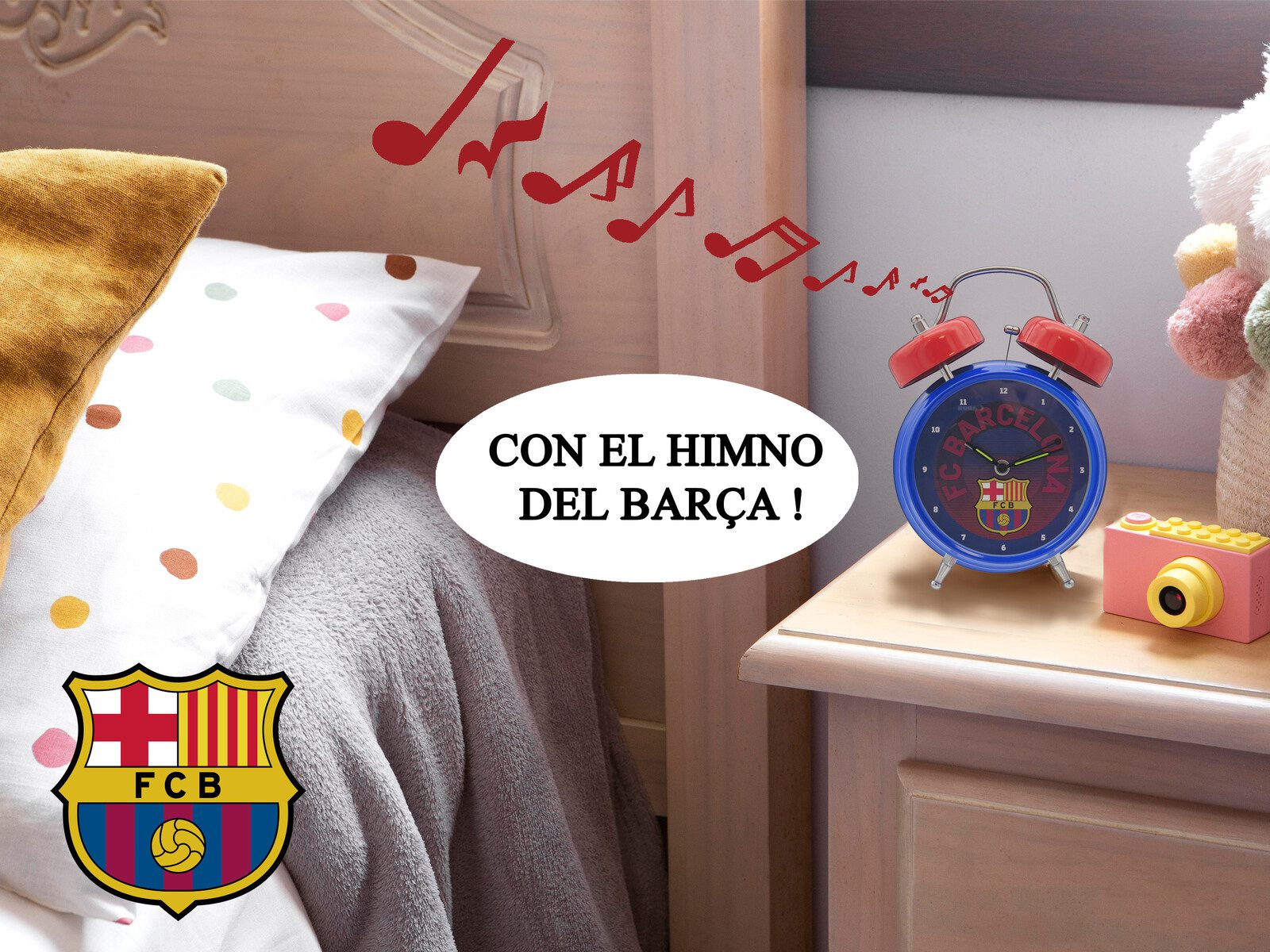 Despertador musical F.C. Barcelona - Imagen 3