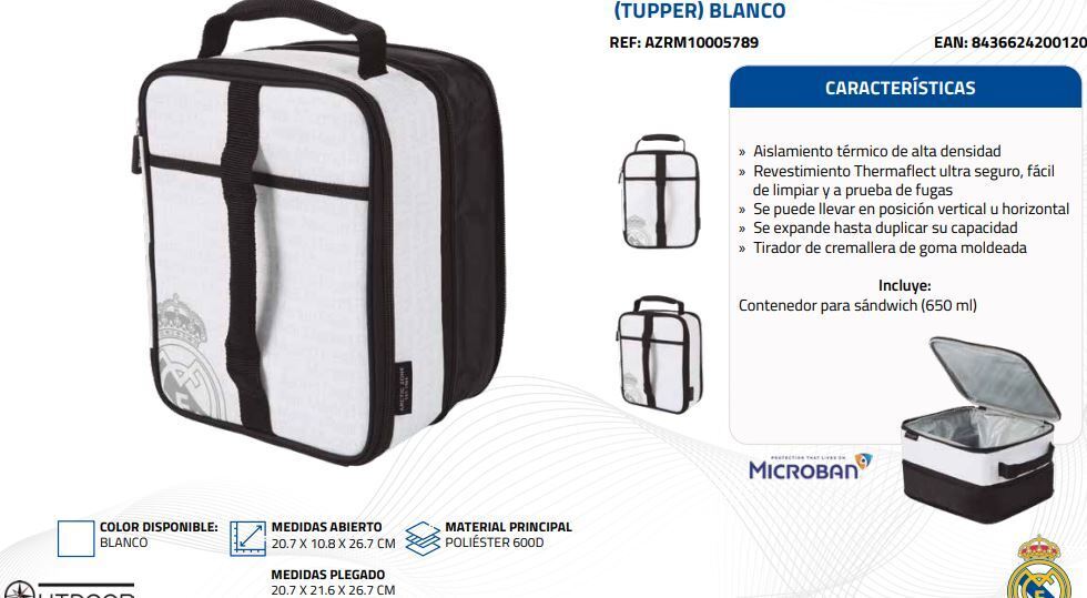 Porta-alimentos térmico Real Madrid exten. - Imagen 4