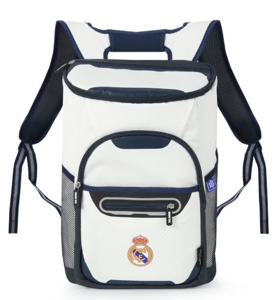 Mochila-nevera Real Madrid blanca 30 latas