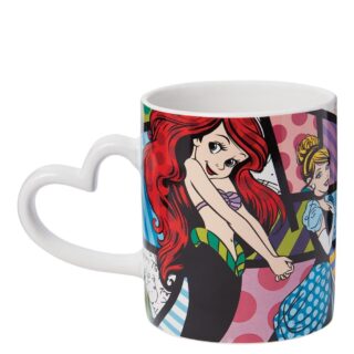 Taza Britto Ariel y Tiana Disney