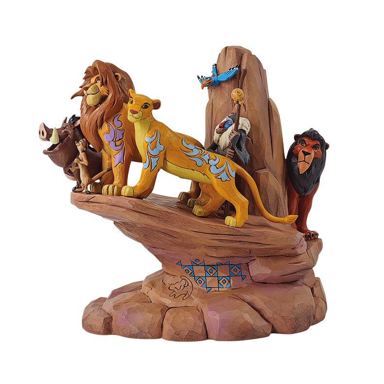 Figura del Rey León tallada en piedra - Imagen 2