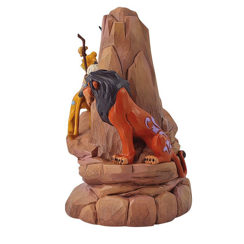 Figura del Rey León tallada en piedra - Imagen 3