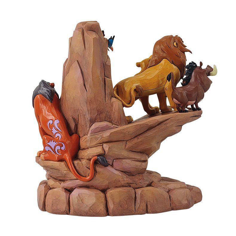 Figura del Rey León tallada en piedra - Imagen 4