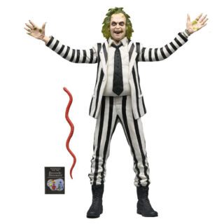 Figura Beetlejuice 1988 Black and White Striped