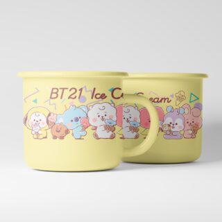 Taza premium BT21 Ice Cream