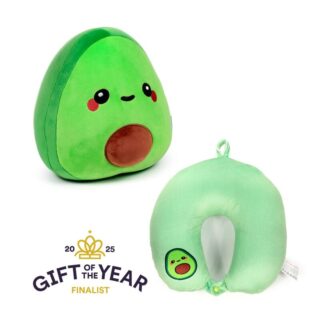 Cojin de viaje y peluche aguacate 2 en 1