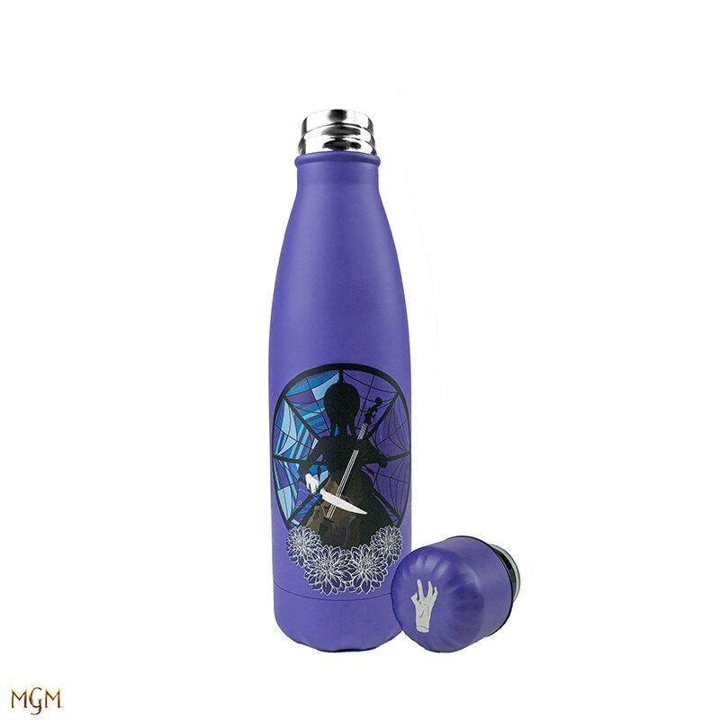 Botella metálica Miercoles cello morado 500ml - Imagen 2