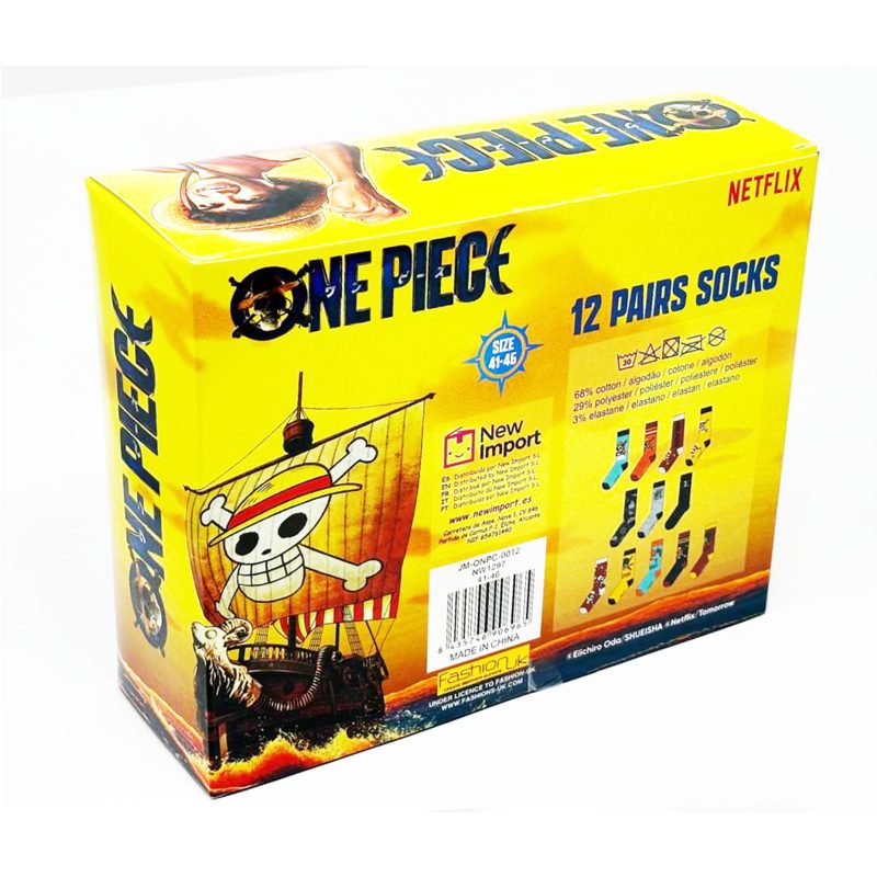 Caja 12 pares calcetines One Piece 41/46 - Imagen 2