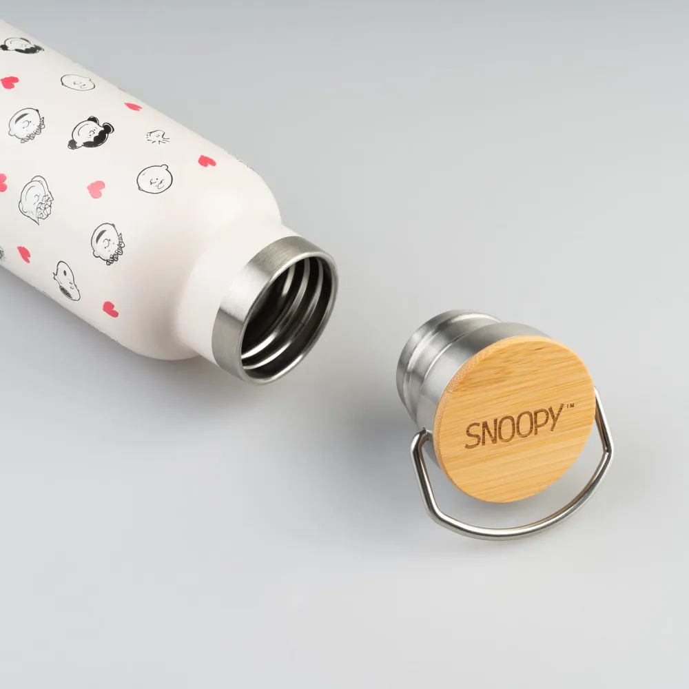 Botella metálica Snoopy Love Season con asa - Imagen 3