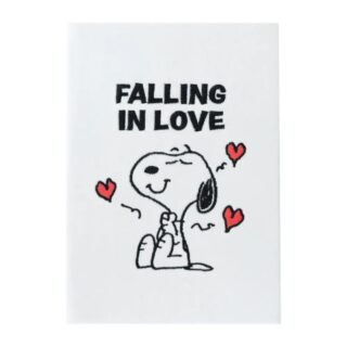 Cuaderno premium A5 Snoopy Love Season tapa felpa