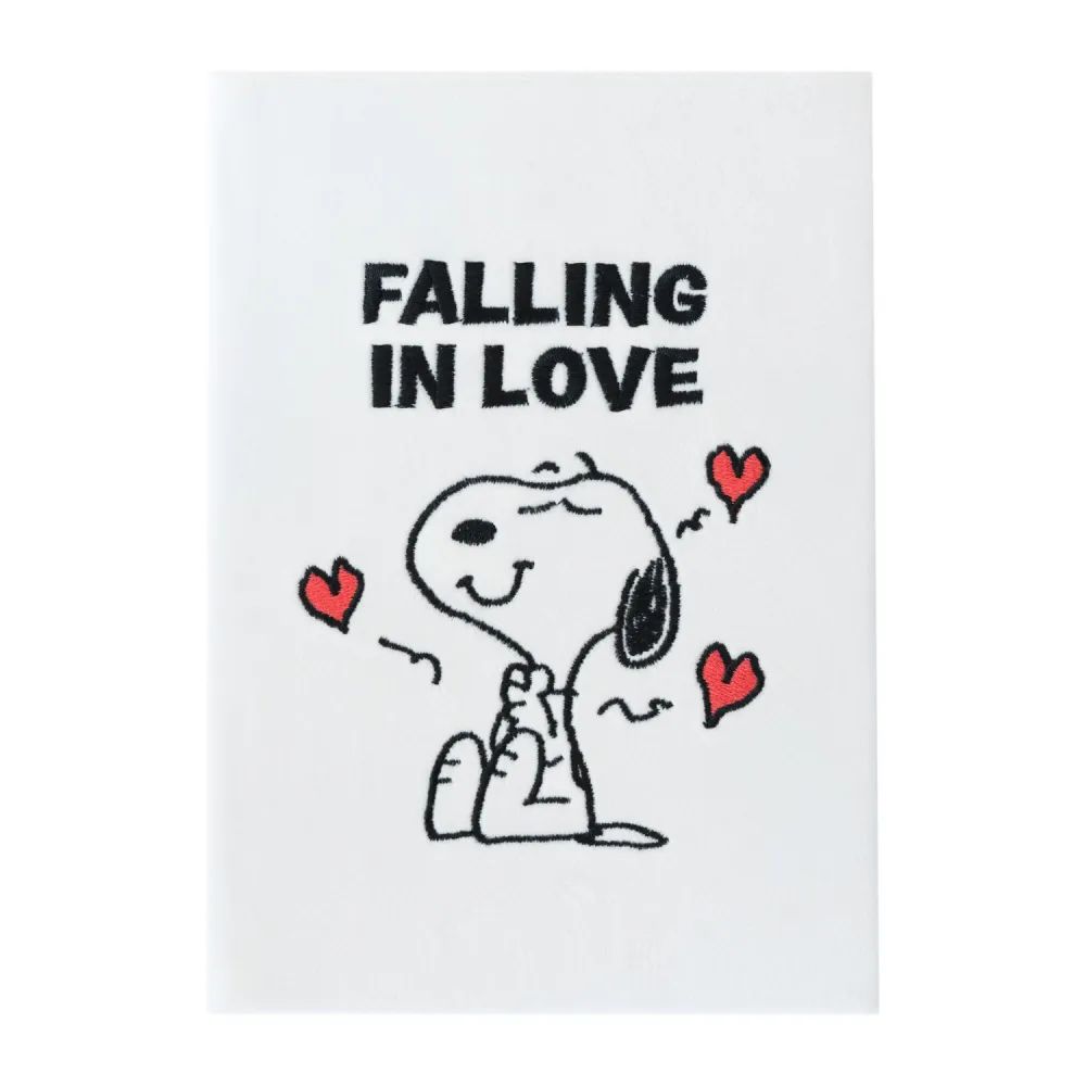 Cuaderno premium A5 Snoopy Love Season tapa felpa