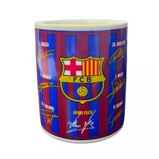 Taza firmas FC Barcelona