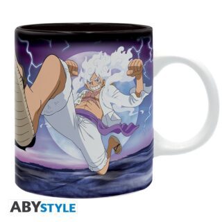 Taza One Piece Luffy contra Kaidou 320ml
