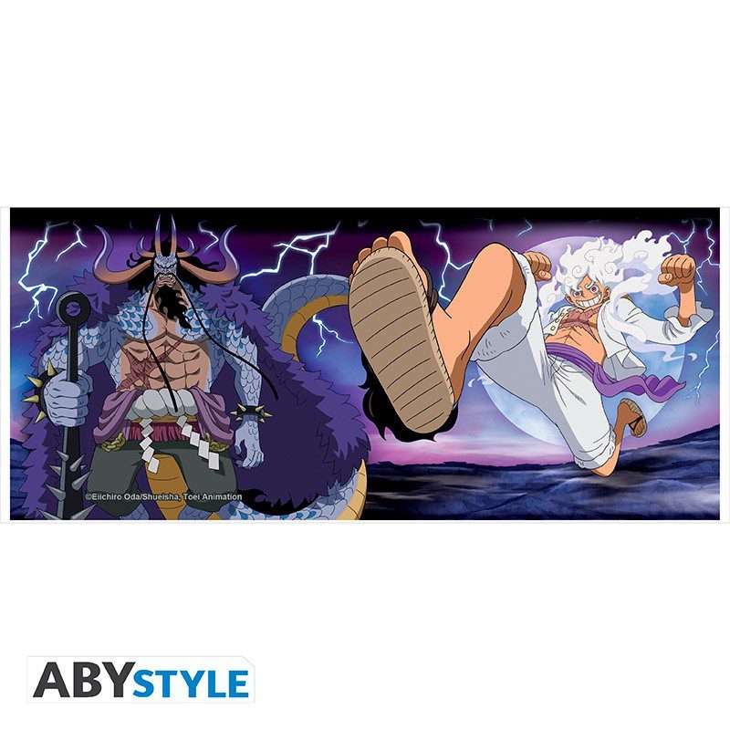 Taza One Piece Luffy contra Kaidou 320ml - Imagen 2