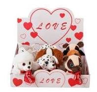 Peluche perritos corazón