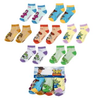Pack x7 calcetines tobillero Toy Story