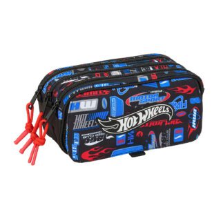 Estuche triple big Hot Wheels