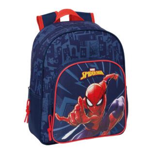 Mochila inf spider-man 33cm adapt.carro