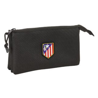 Estuche triple Atco. Madrid teen black