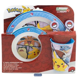 Set micro Pokemon kid 5 piezas en estuche