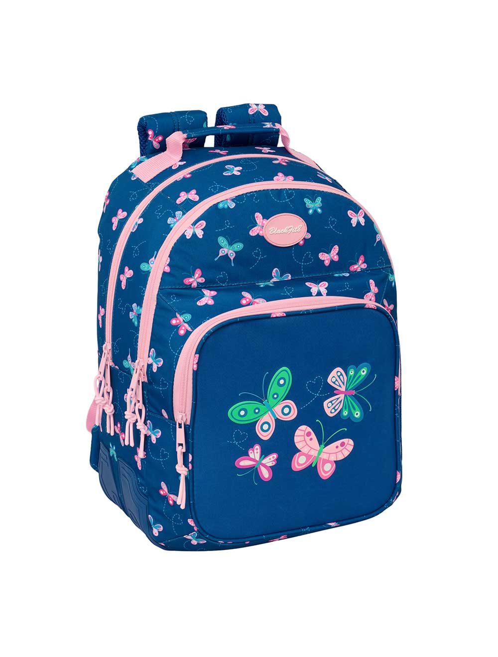Mochila doble Mariposas 42cm