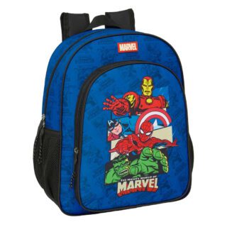 Mochila juvenil vengadores 38cm marvel