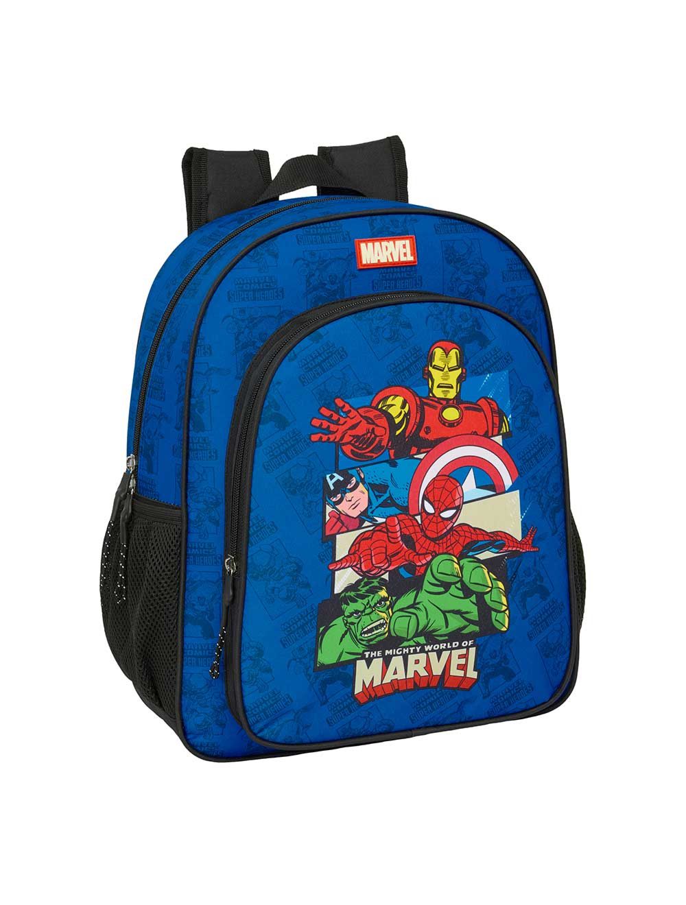 Mochila juvenil vengadores 38cm marvel