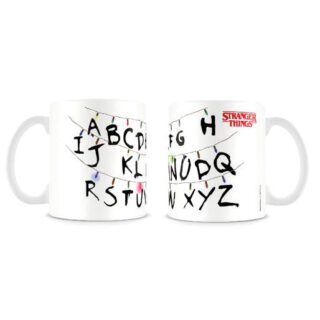 Taza abecedario Stranger Things