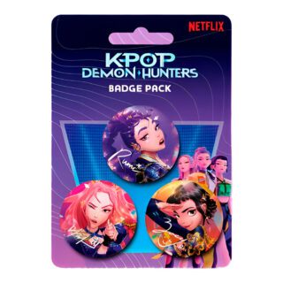 Blister 3 insignias K-Pop Demon Hunters