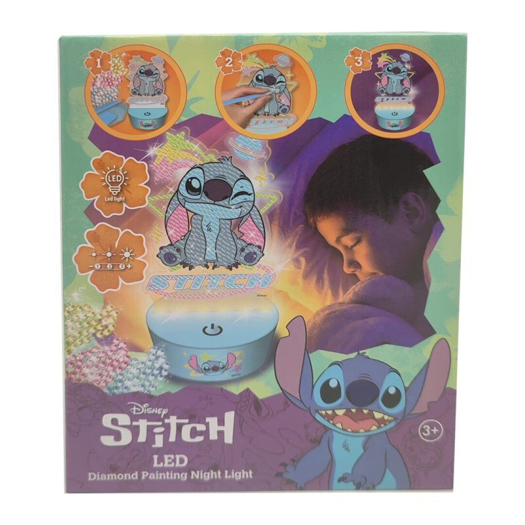 Crea y pinta luz led Stitch