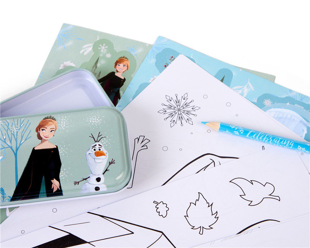 Estuche de viaje Frozen para colorear - Imagen 3
