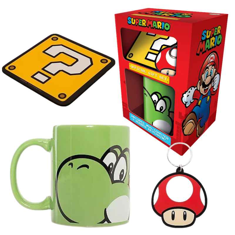 Caja regalo Yoshi Super Mario