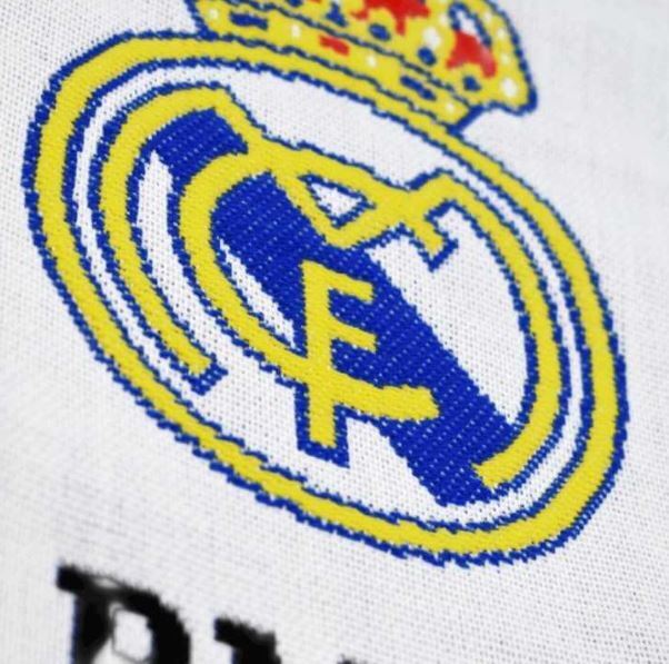 Bufanda Real Madrid telar white & black - Imagen 3