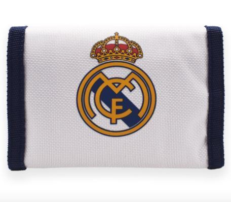 Billetera Real Madrid white & blue