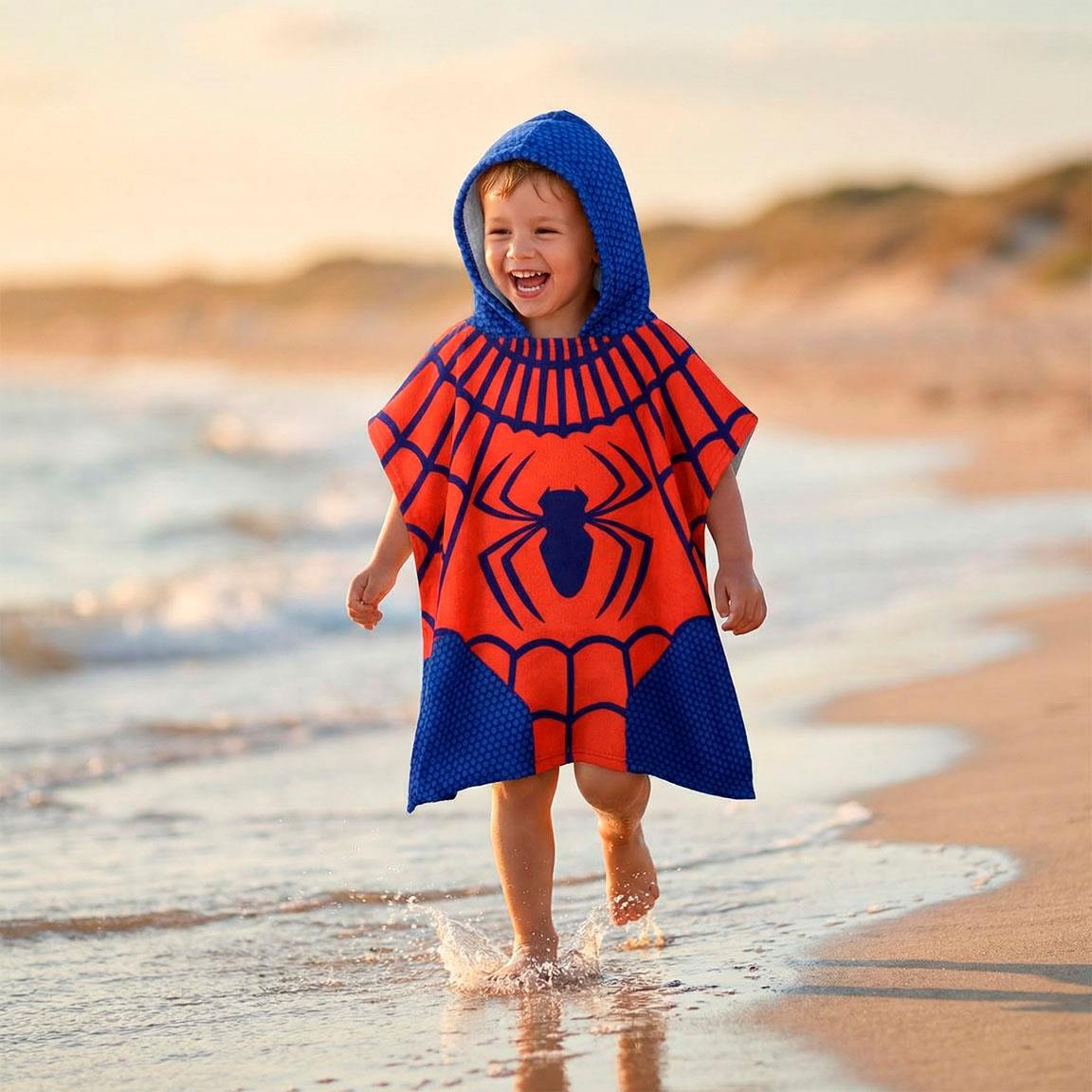 Poncho microfibra Spiderman - Imagen 3
