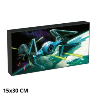 Lienzo Star Wars 15x30cm con iluminación