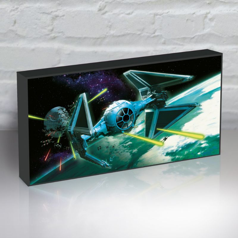 Lienzo Star Wars 15x30cm con iluminación - Imagen 2