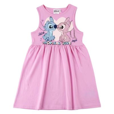 Vestido Sstitch & Angel rosa Disney