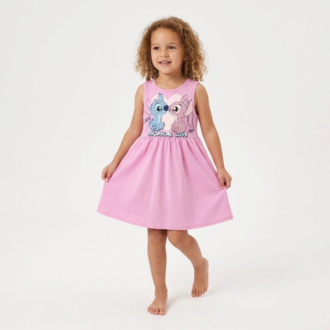Vestido Sstitch & Angel rosa Disney - Imagen 3