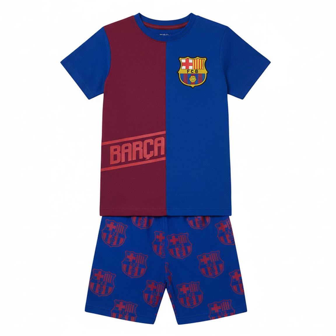 Pijama corto infantil F.C. Barcelona