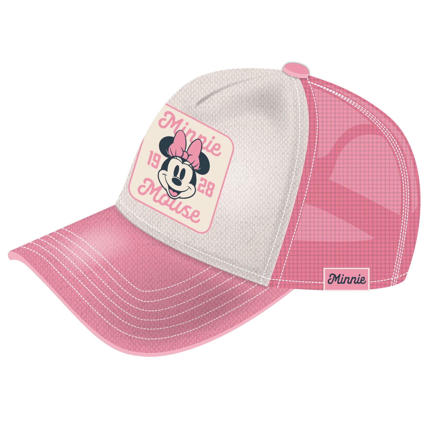 Gorra adul Minnie de rejilla con bordados