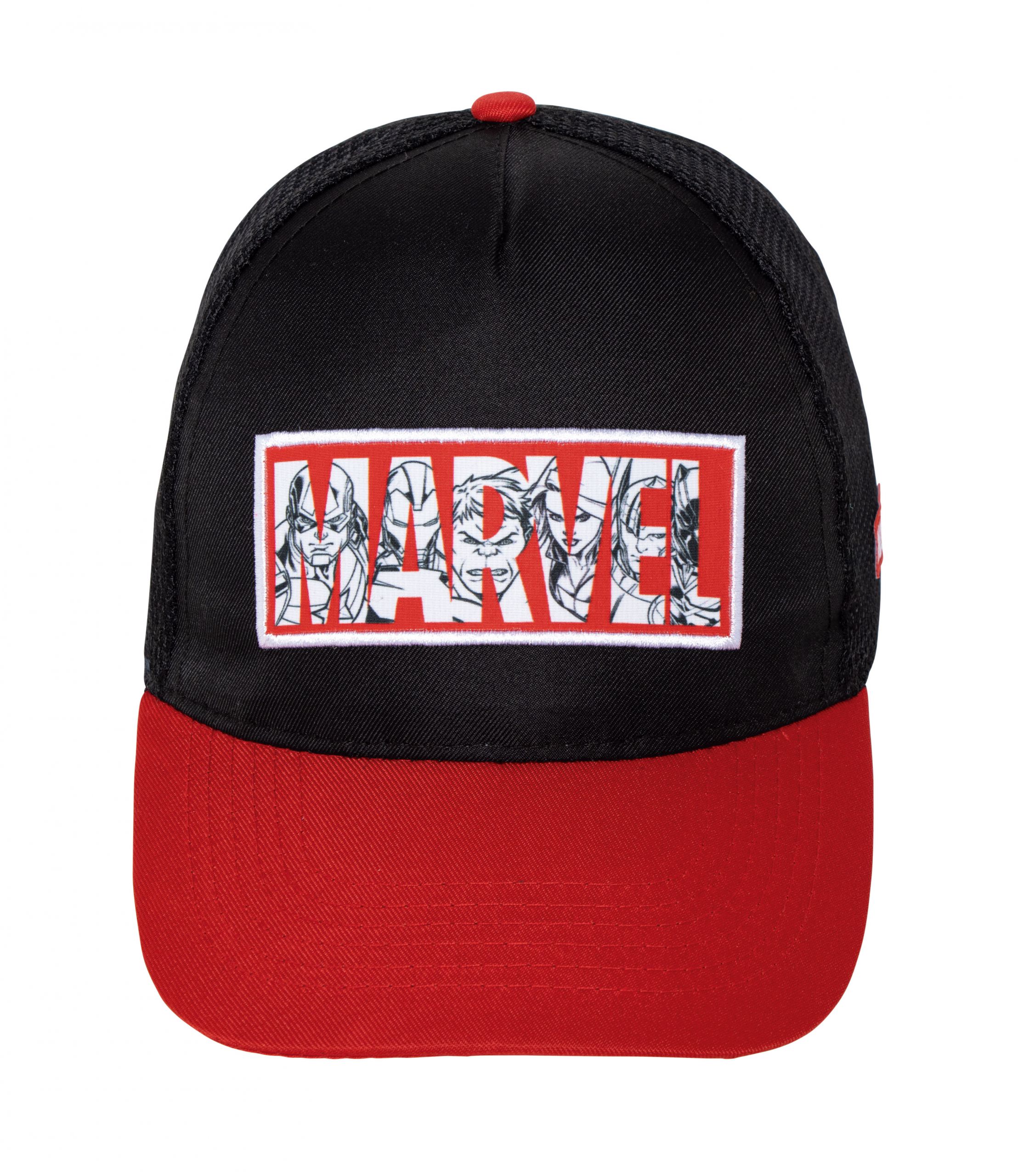 Gorra adulto Marvel de rejilla con bordados