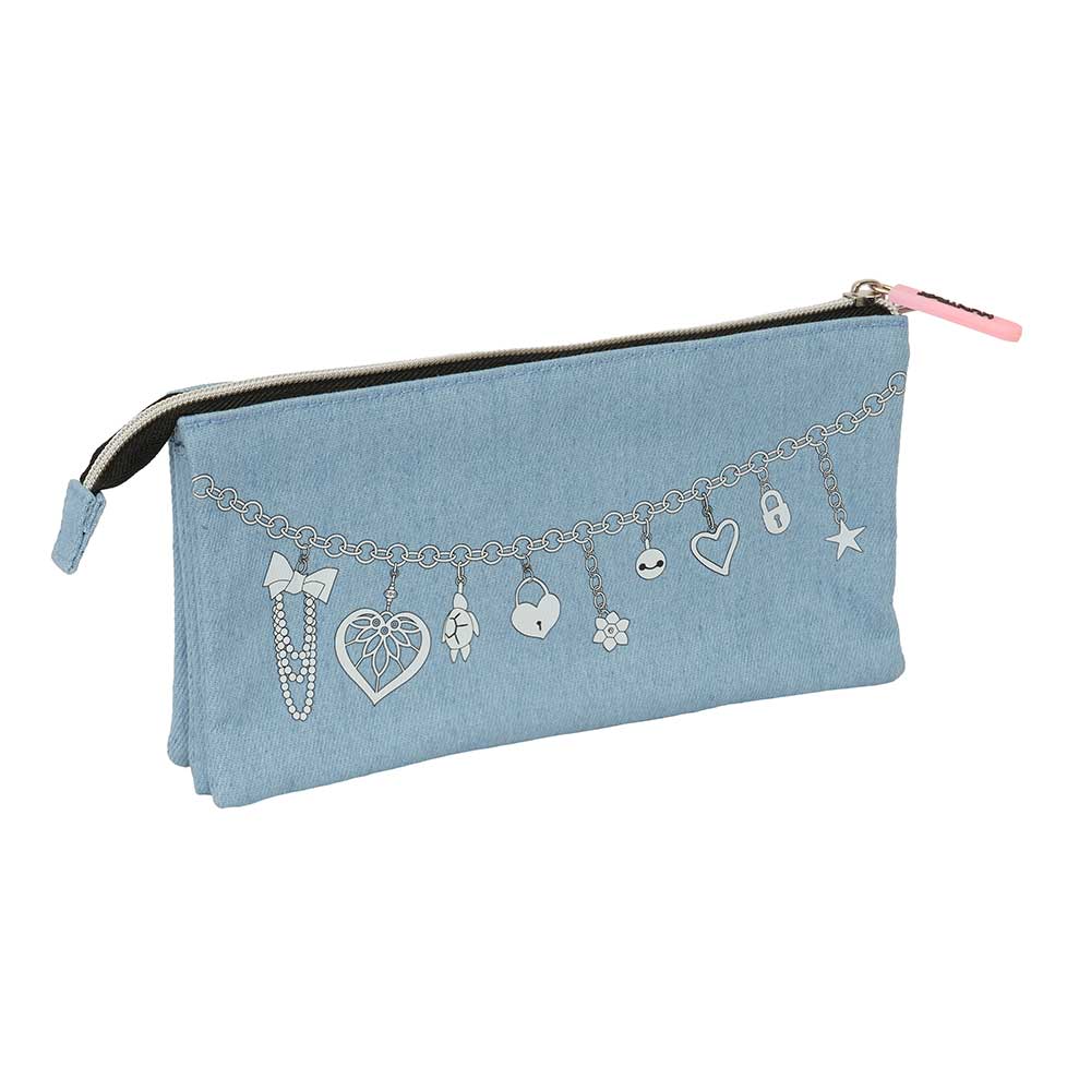 Estuche triple k-pop azul Demon Hunters - Imagen 2