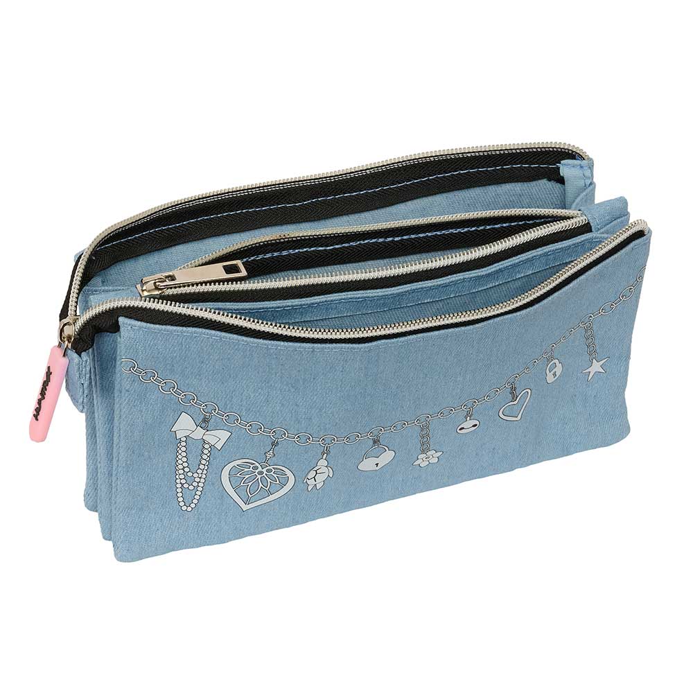 Estuche triple k-pop azul Demon Hunters - Imagen 3