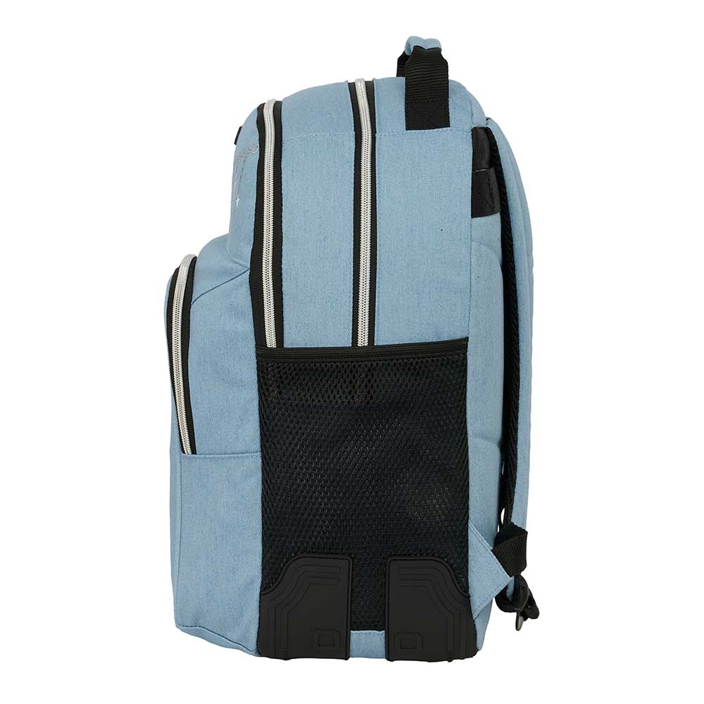 Mochila doble K-Pop azul cantoneras - Imagen 3